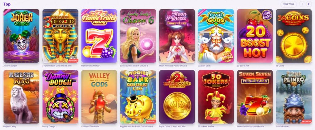 machine à sous robocat